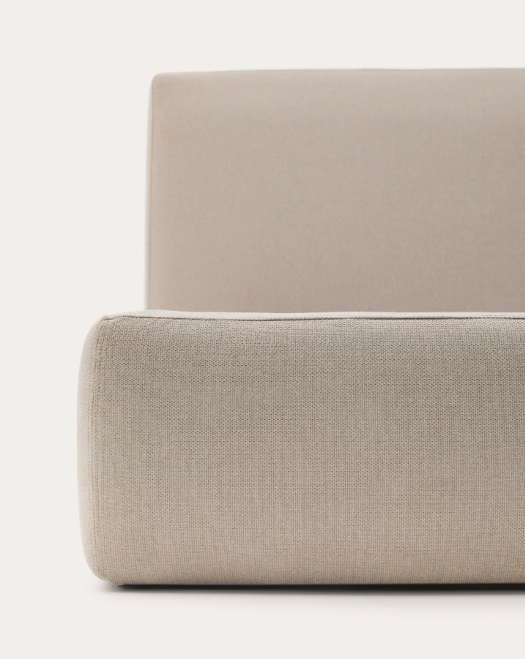 Bed beige block