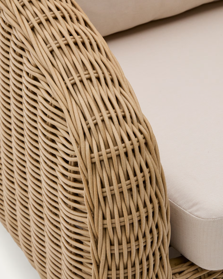 Externes Sofa Frohe synthetischer Rattan