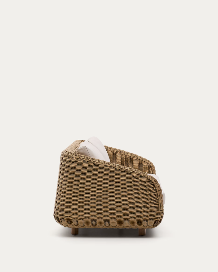 Externes Sofa Frohe synthetischer Rattan