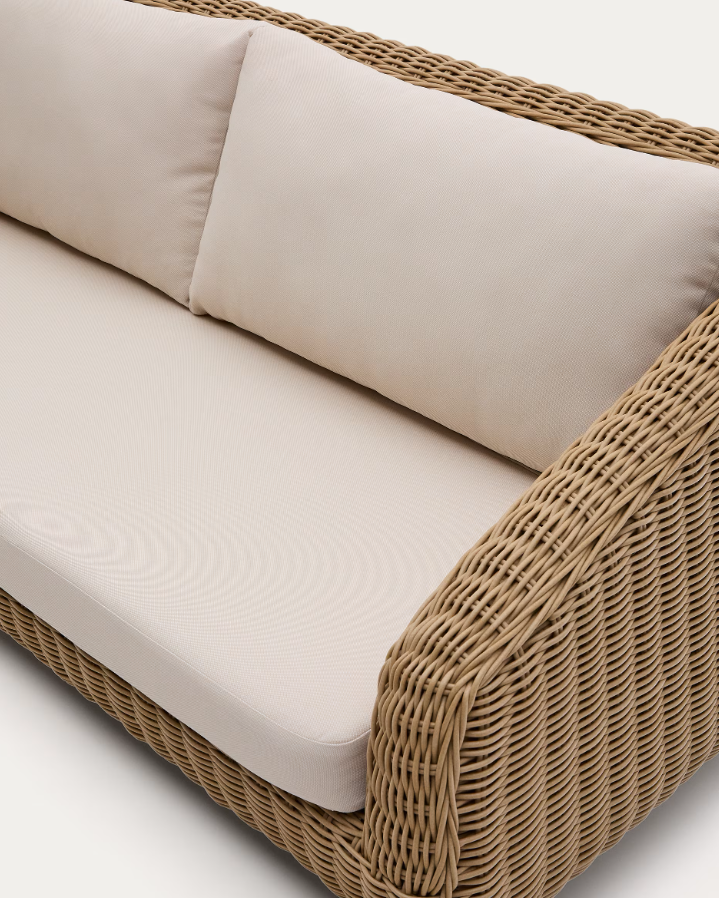 Externes Sofa Frohe synthetischer Rattan