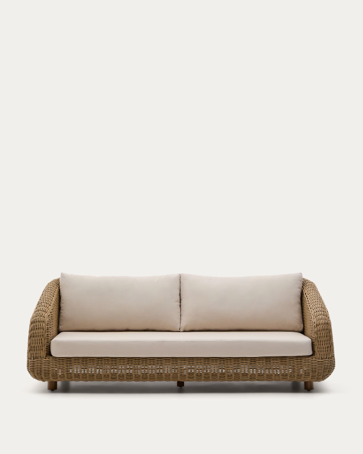Externes Sofa Frohe synthetischer Rattan