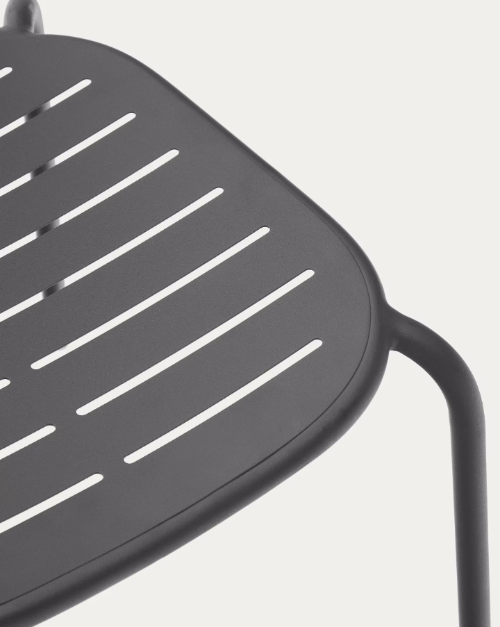 Garden chair BRAI graphite steel