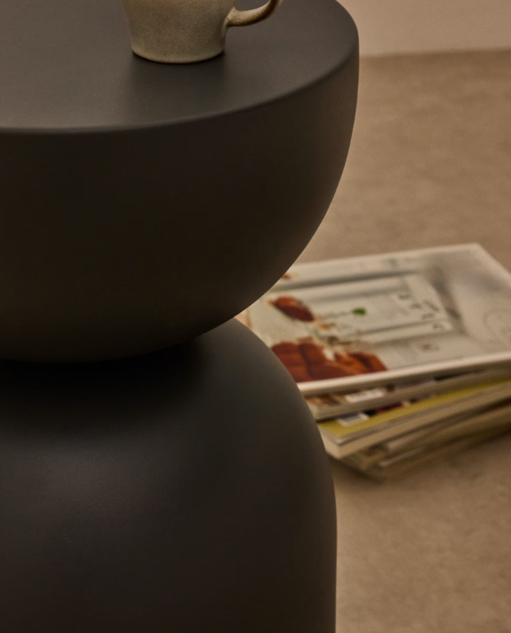 Rachell Side Table Mattgrau