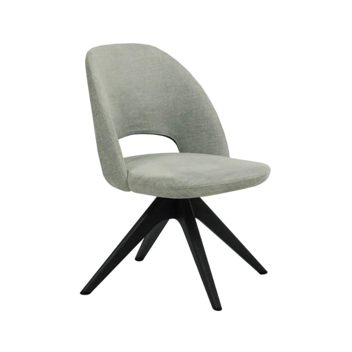 ALIO Chair upholstered with wooden base