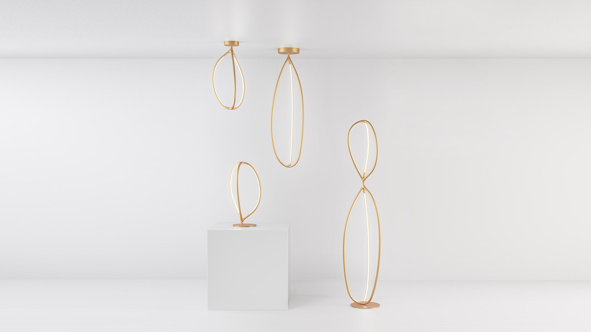 Ceiling lamp ARRIVAL gold