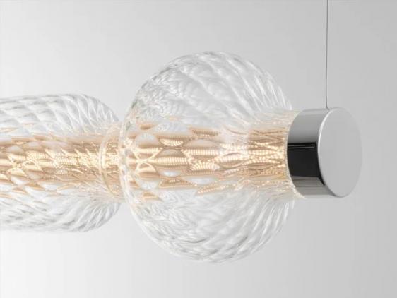 ALAMBICCO HORIZONTAL Pendant Lamp Blown Glass