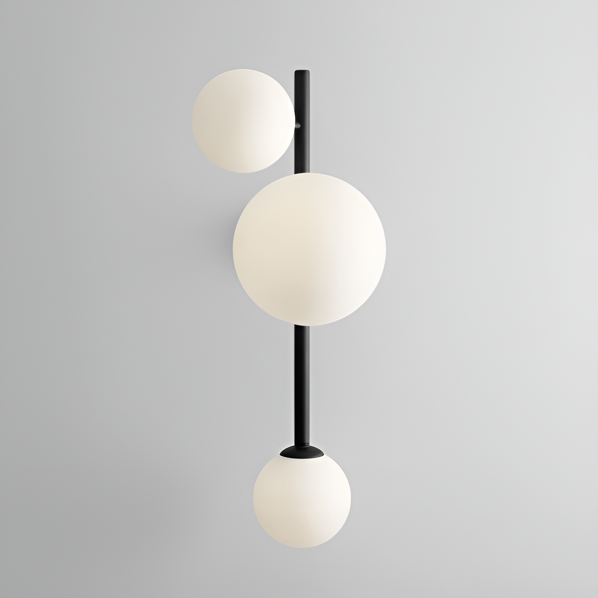 DIONE TRIO schwarze Wandleuchte