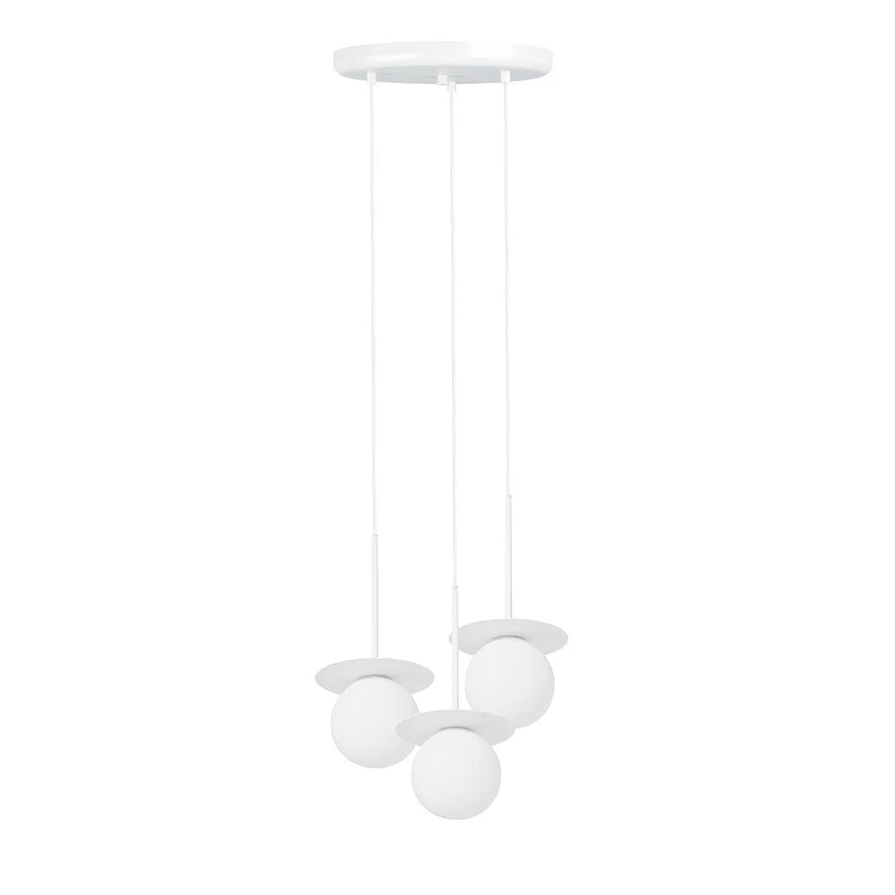 BORRA 3P White Pendant Lamp