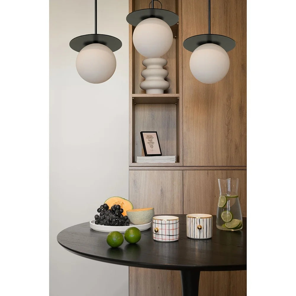 BORRA 3P Black Pendant Lamp