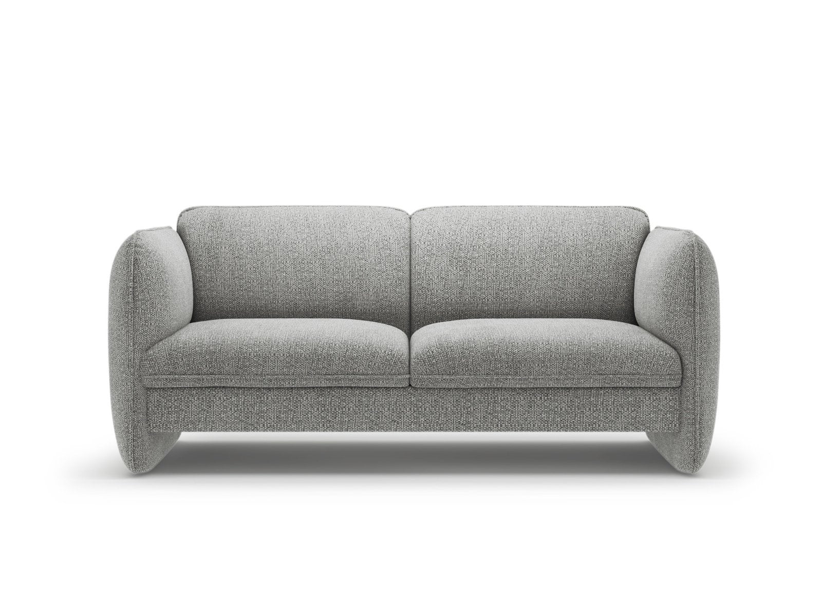 2-seater Sofa GEORGIA gray chenille