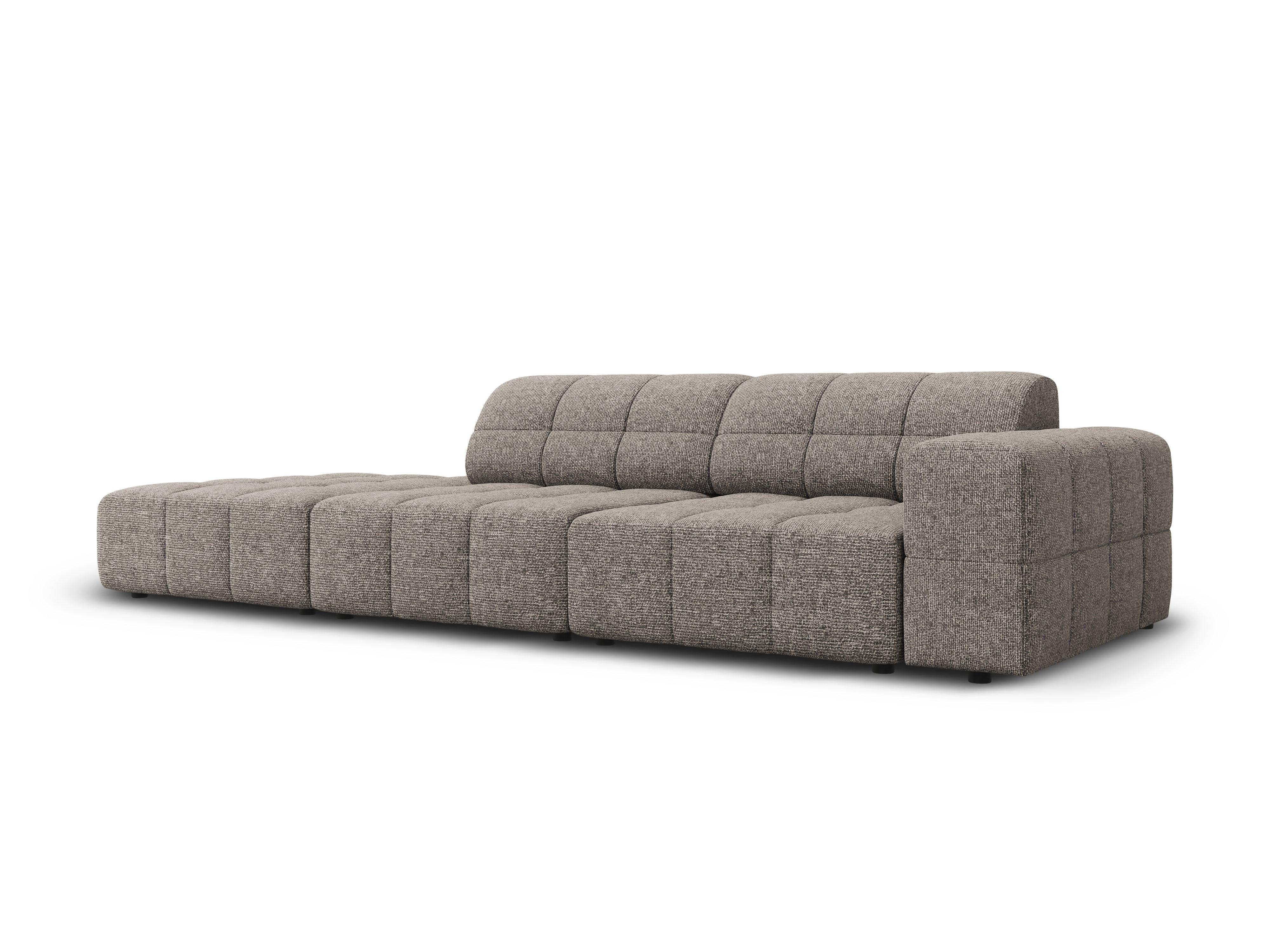 Sofa left 3 seater CHICAGO grey chenille Cosmopolitan Design Eye on Design