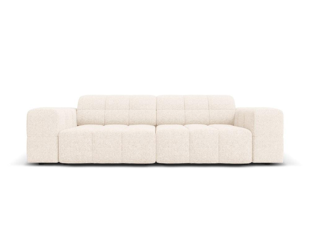 CHICAGO 3 seater sofa light beige chenille Cosmopolitan Design Eye on Design