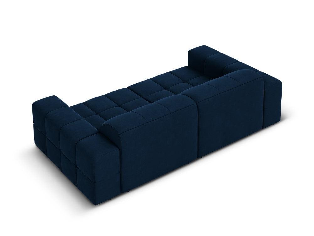 Velvet 3-seater sofa CHICAGO royal blue Cosmopolitan Design Eye on Design