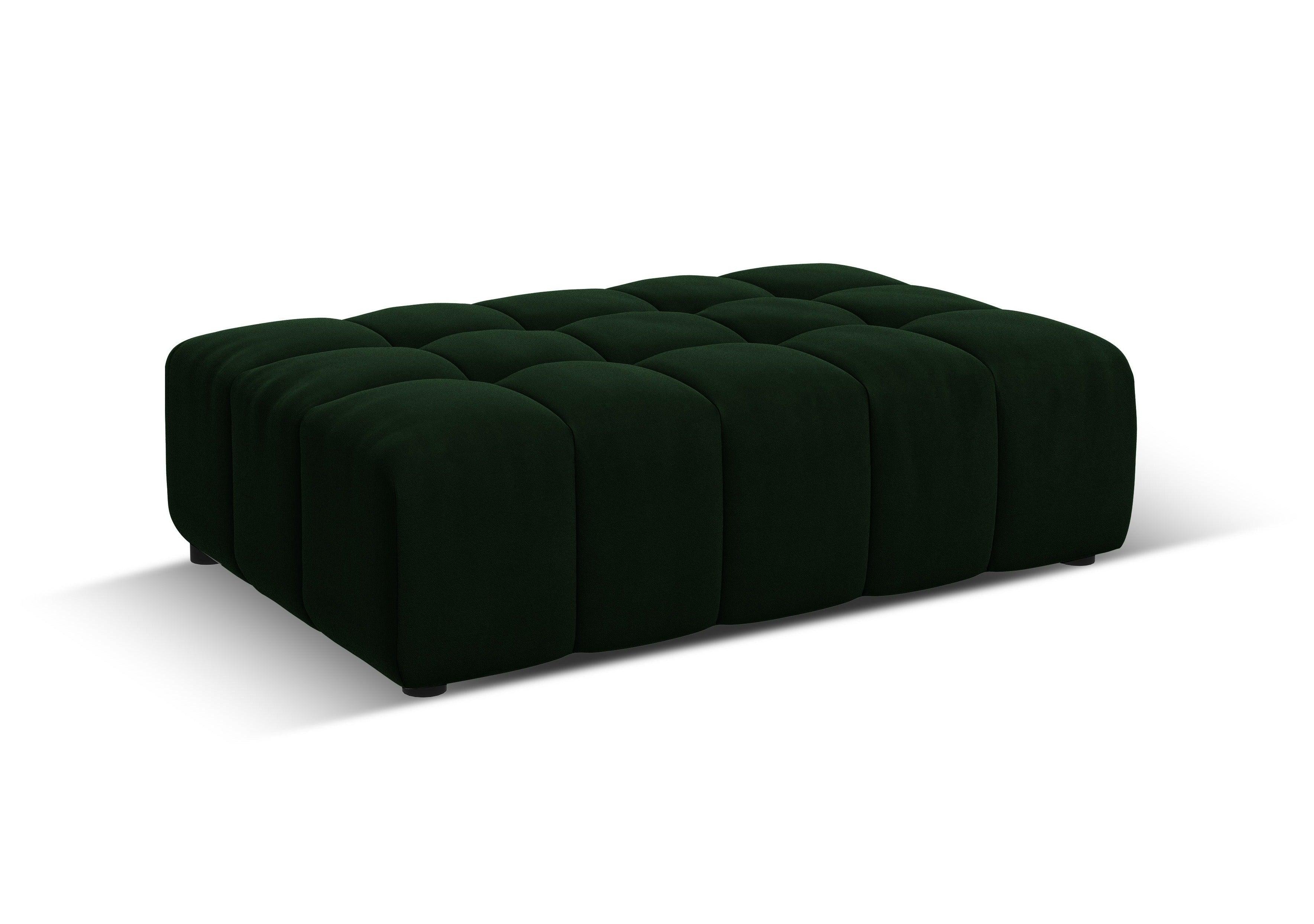 CHICAGO velvet pouffe bottle green Cosmopolitan Design Eye on Design