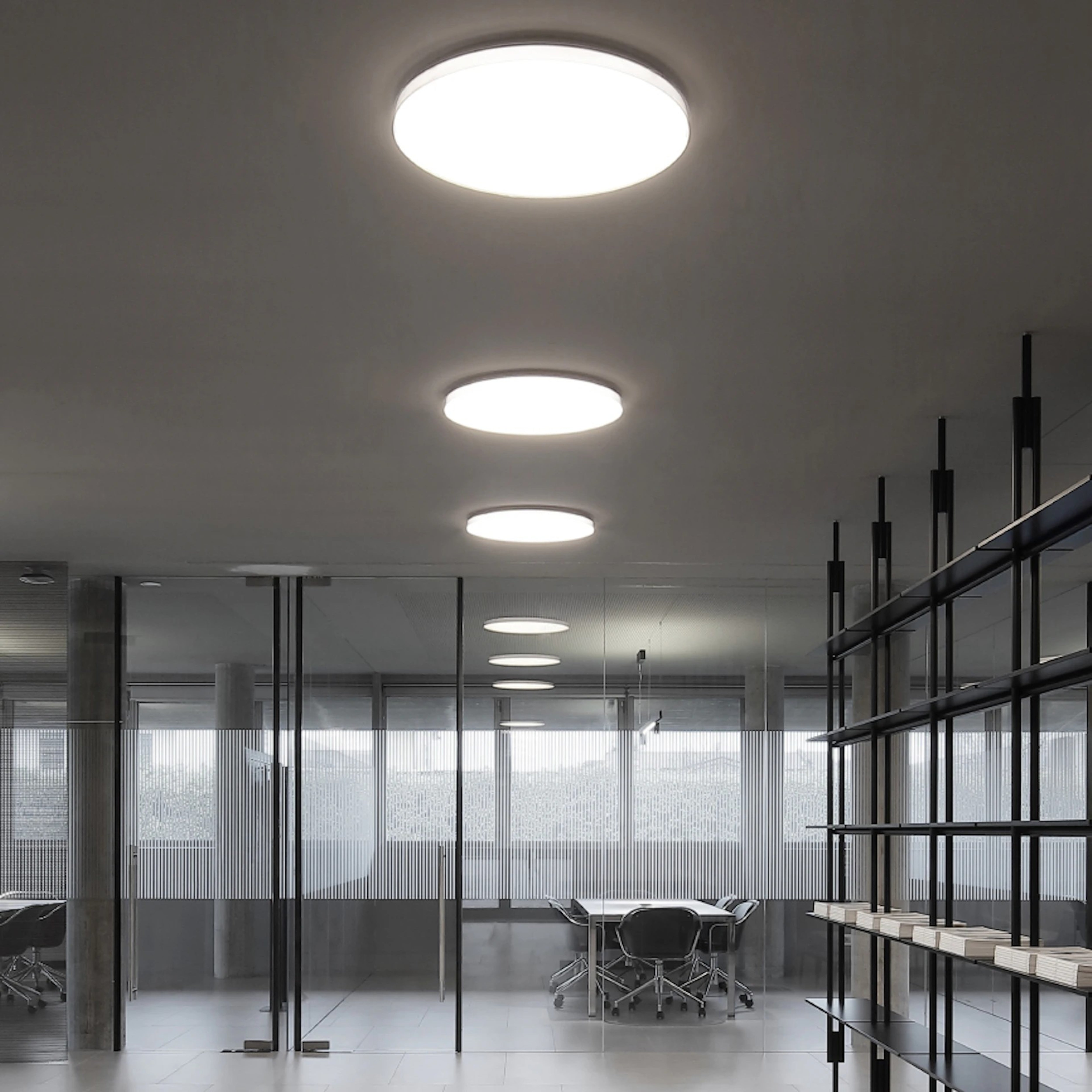 CLARA ceiling lamp smoky finish