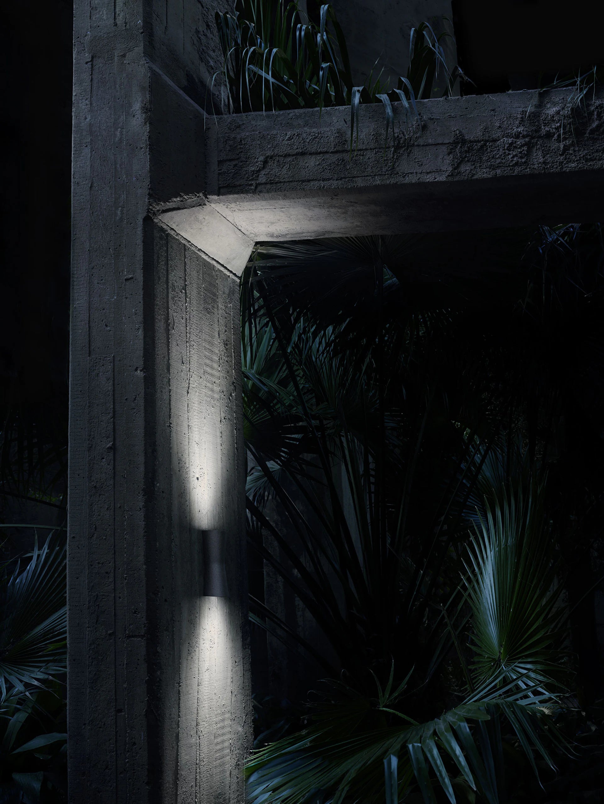 Outdoor wall lamp CLESSIDRA gray