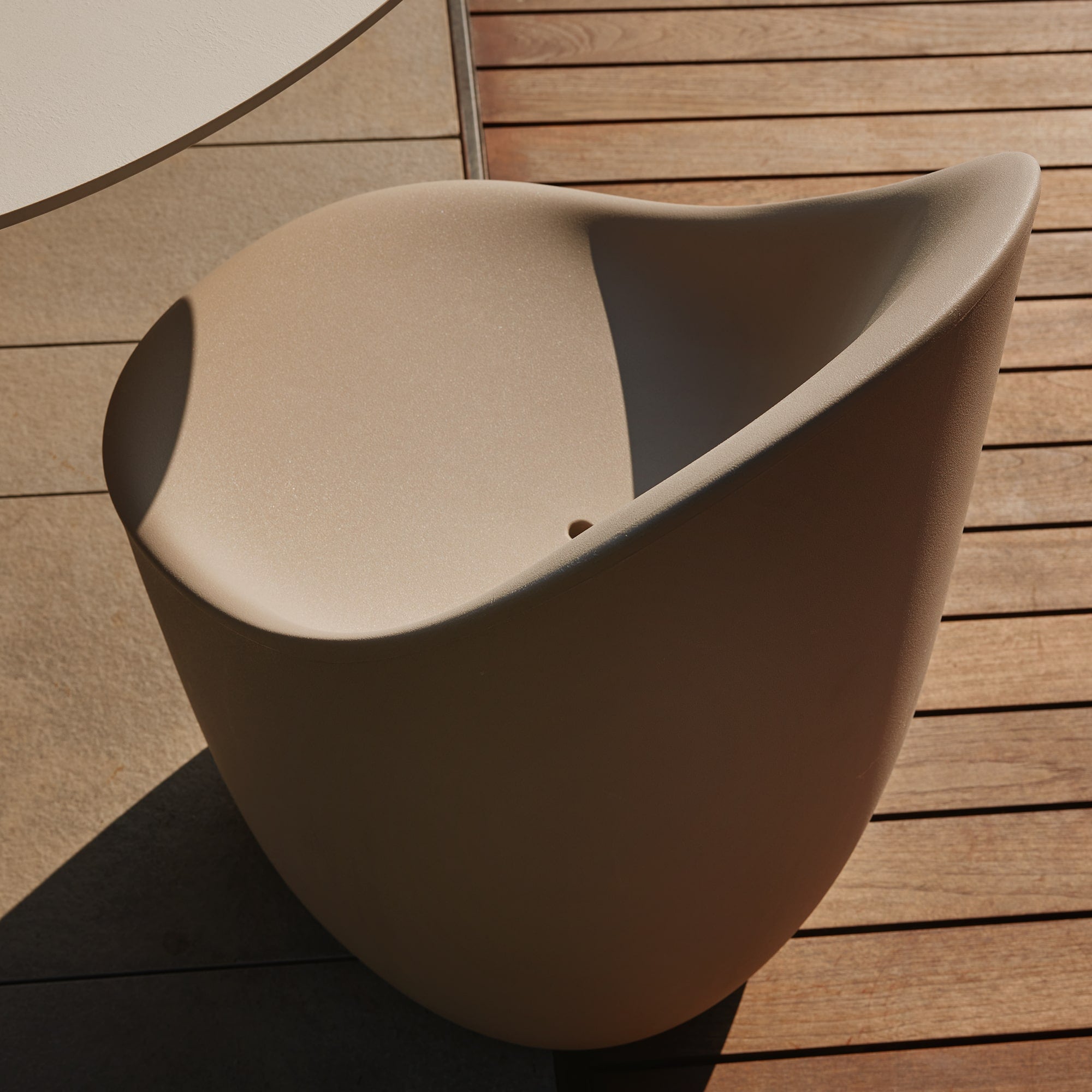COBBLE taupe outdoor chair