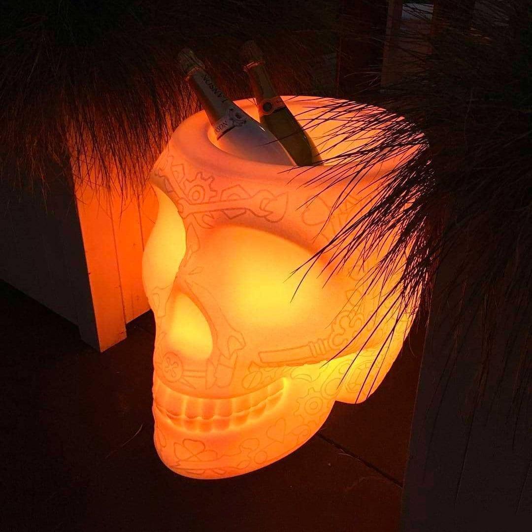 Doniczka MEXICO LED biały Qeeboo    Eye on Design