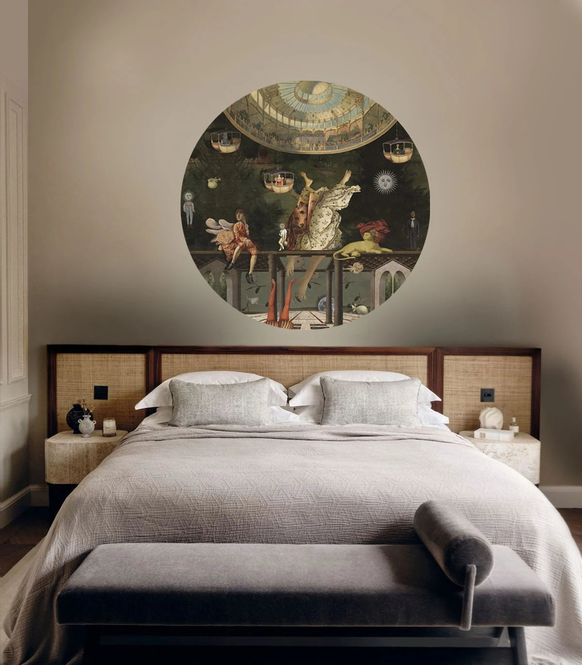 DOTS LIGHTING Wall Lamp - CAROUSEL Green with Gold