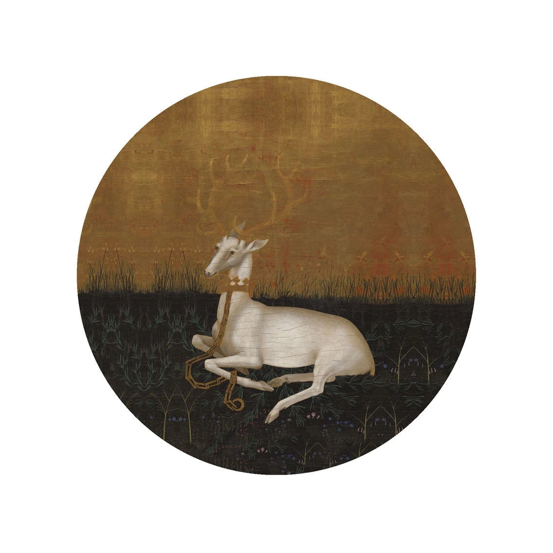 DOTS LIGHTING Wall Lamp - MAJESTIC REST Gold with Green