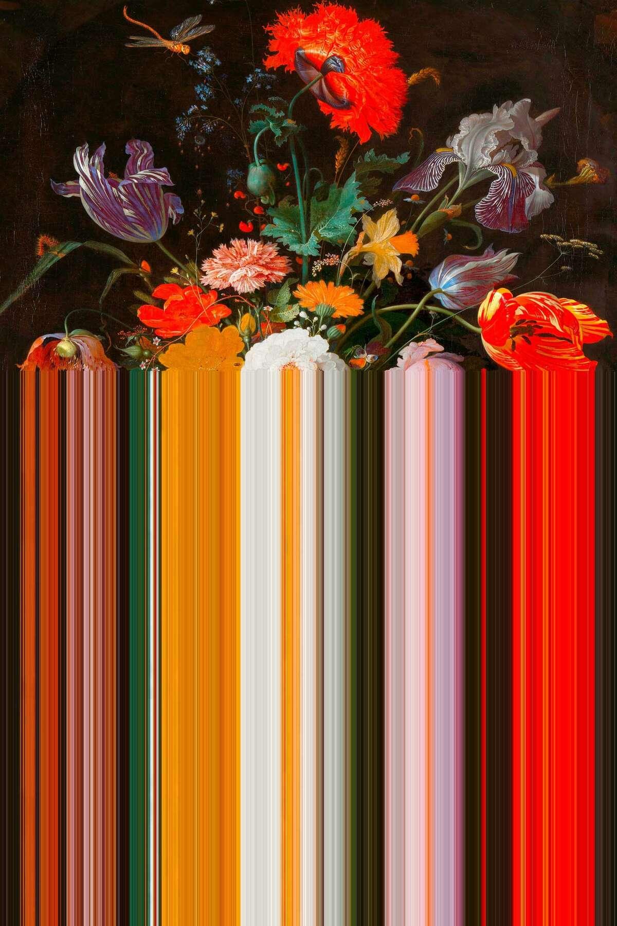 Dywan prostokątny GLITCH czerwony Qeeboo    Eye on Design