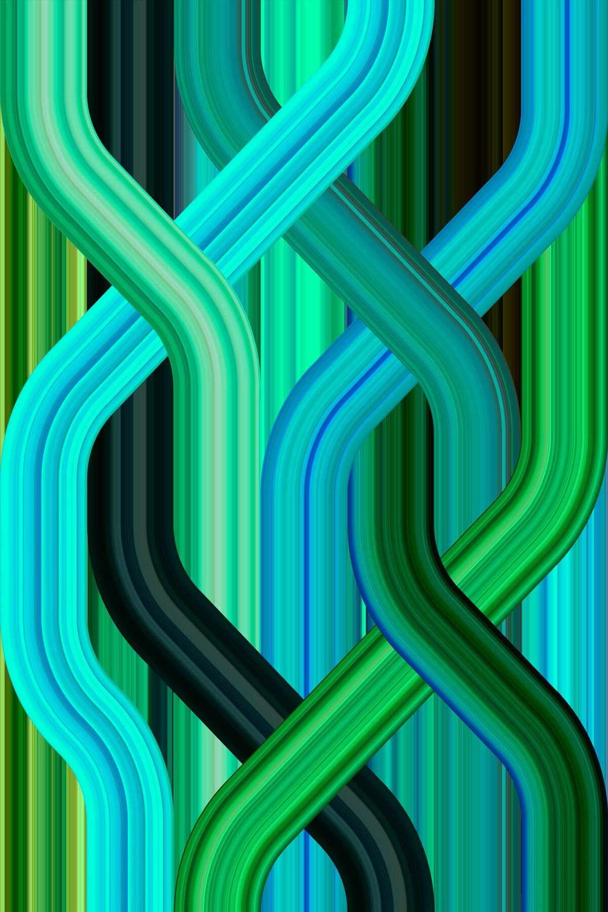 Dywan WAVE zielony Qeeboo    Eye on Design