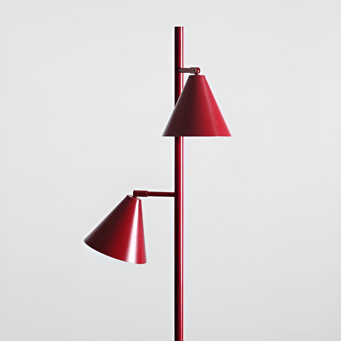 Stehleuchte FORM DUO rot