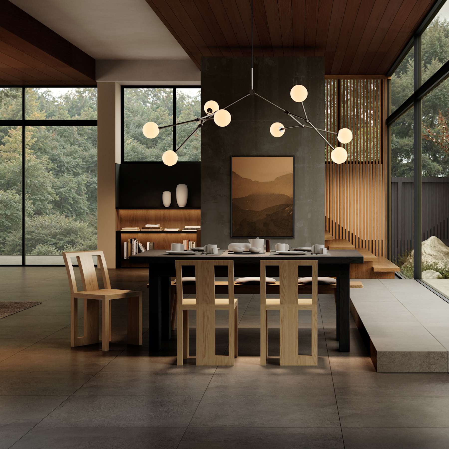 DROP BULP gray pendant lamp