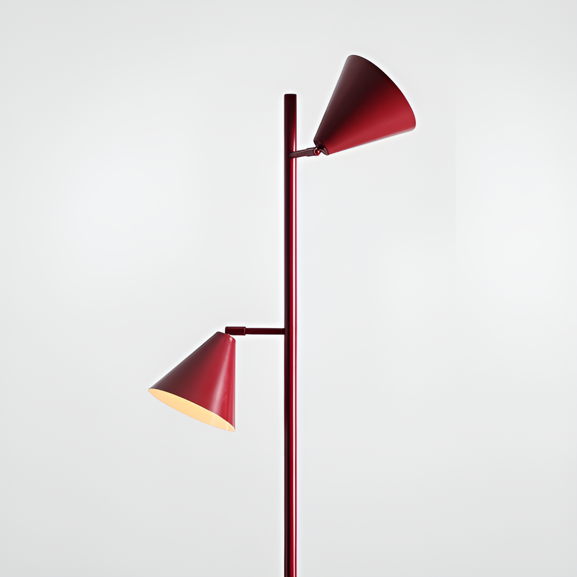 Stehleuchte FORM DUO rot