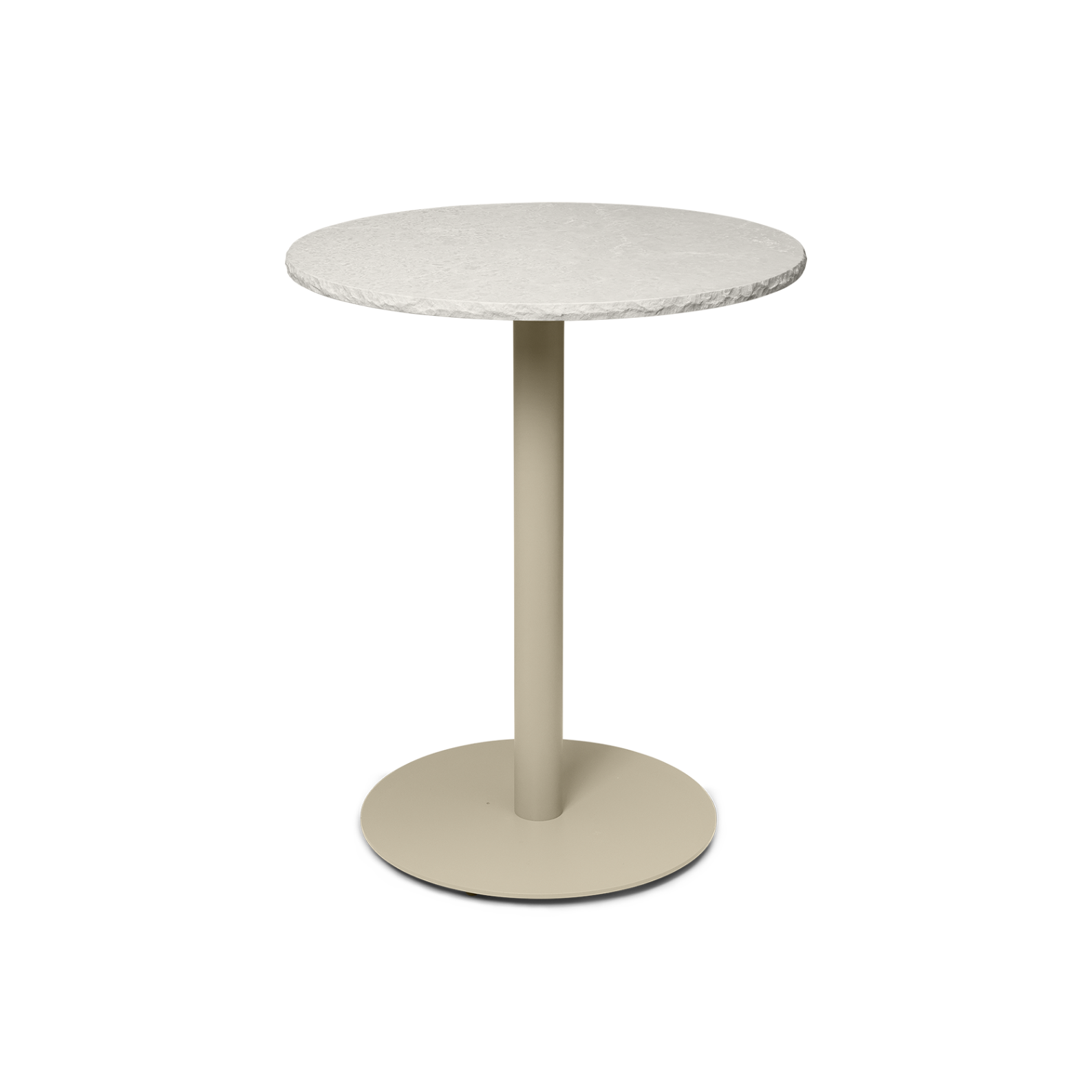 Runde Tisch Mineral beige Basis
