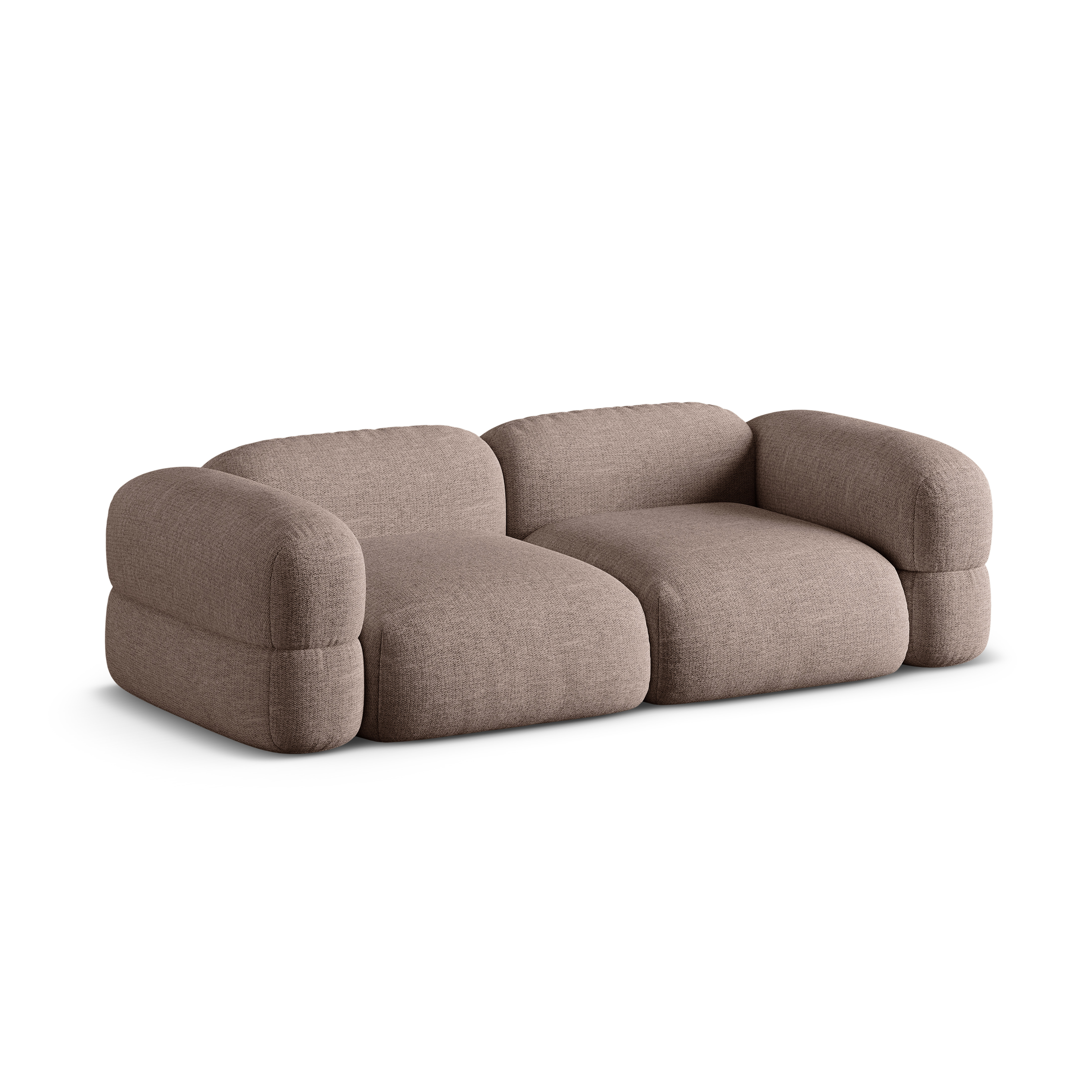 4-seater Sofa ROGER cappuccino chenille