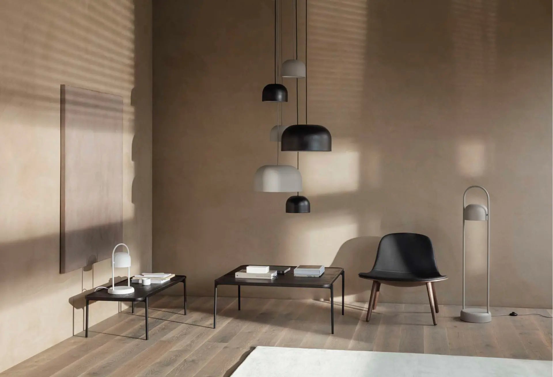 Stehlampe QUAY grau