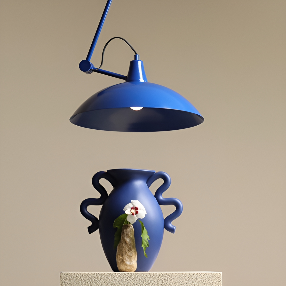 Deckenlampe verstellbar MELOS blau