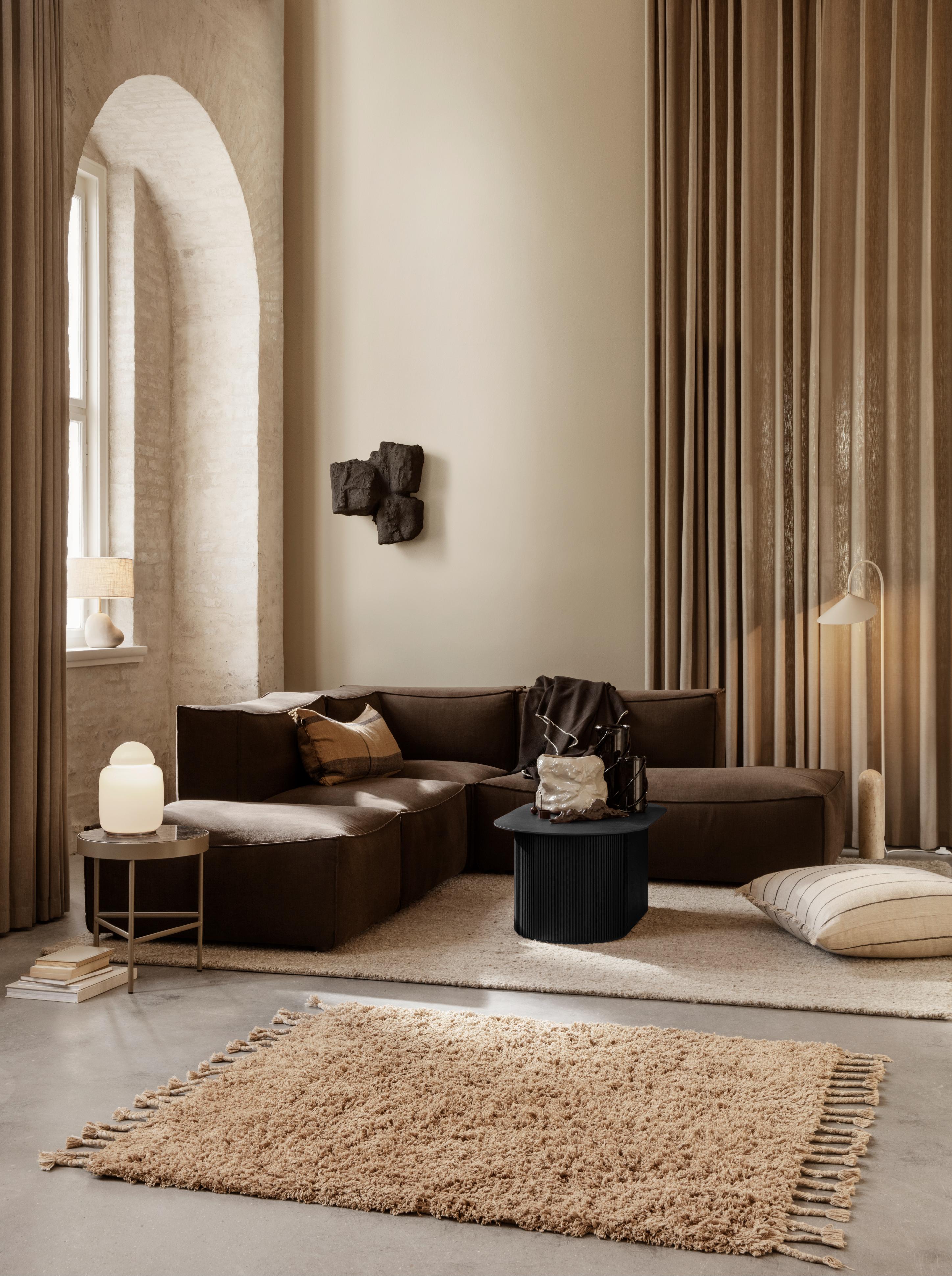 AMASS WHITE PEPPER sand rug