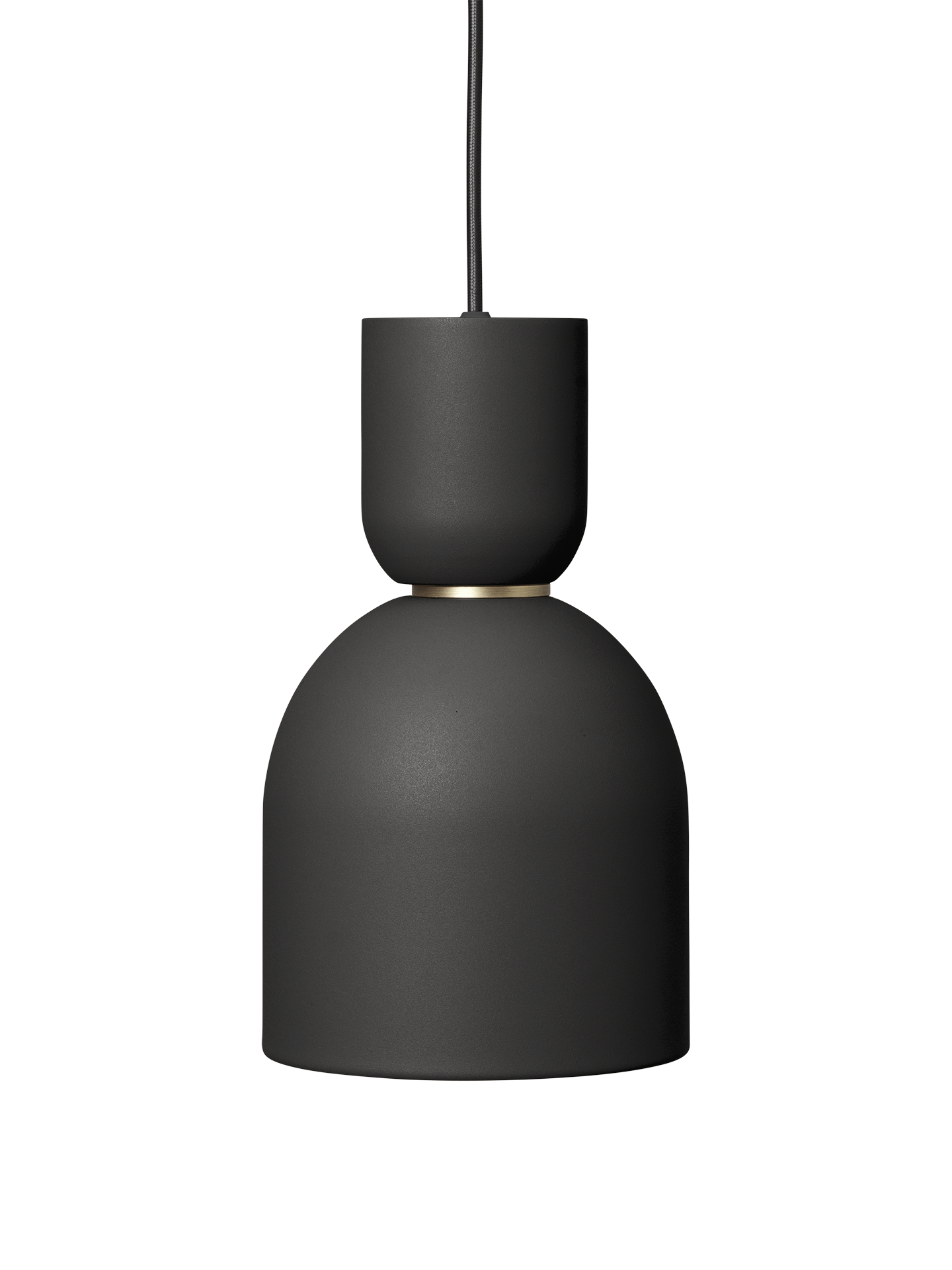 Glockenhängerlampe schwarz