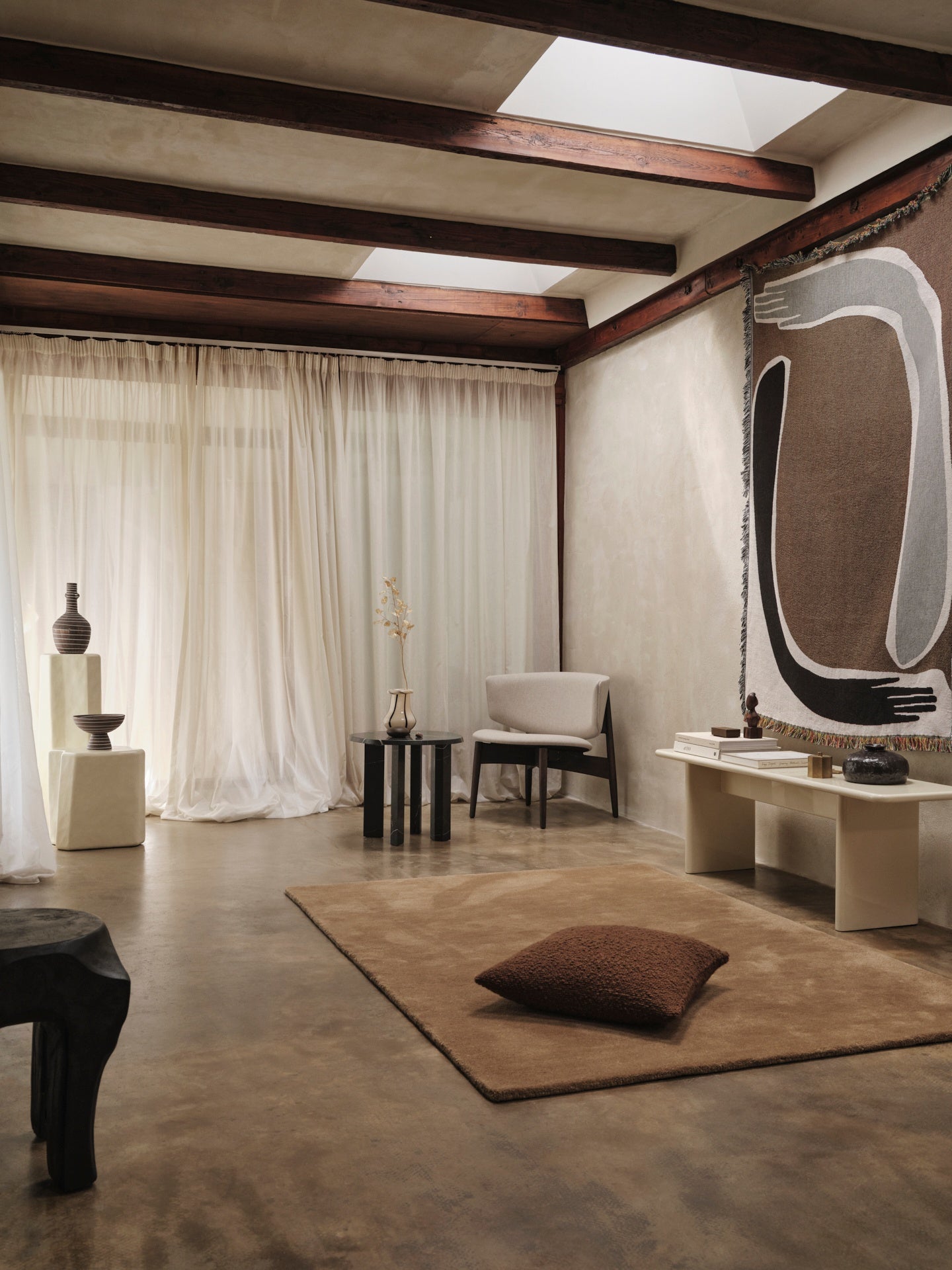 STILLE caramel rug