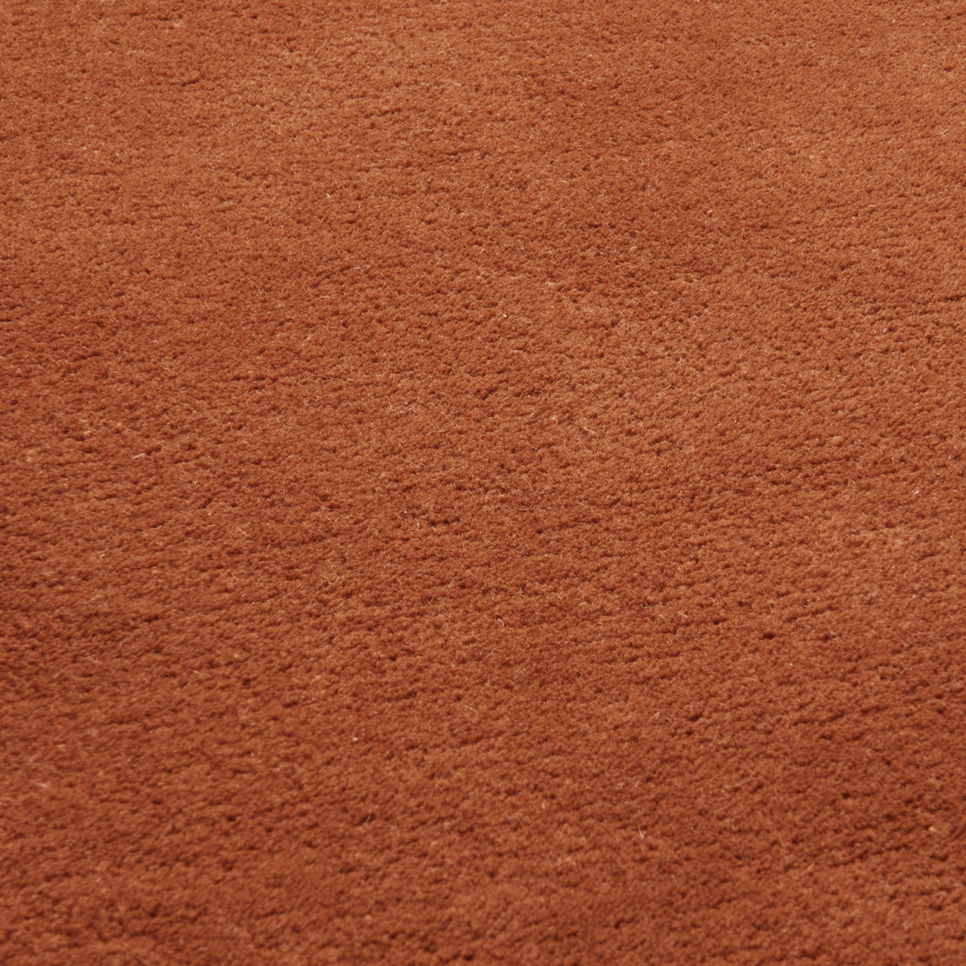 Round rug STILLE rusty brown