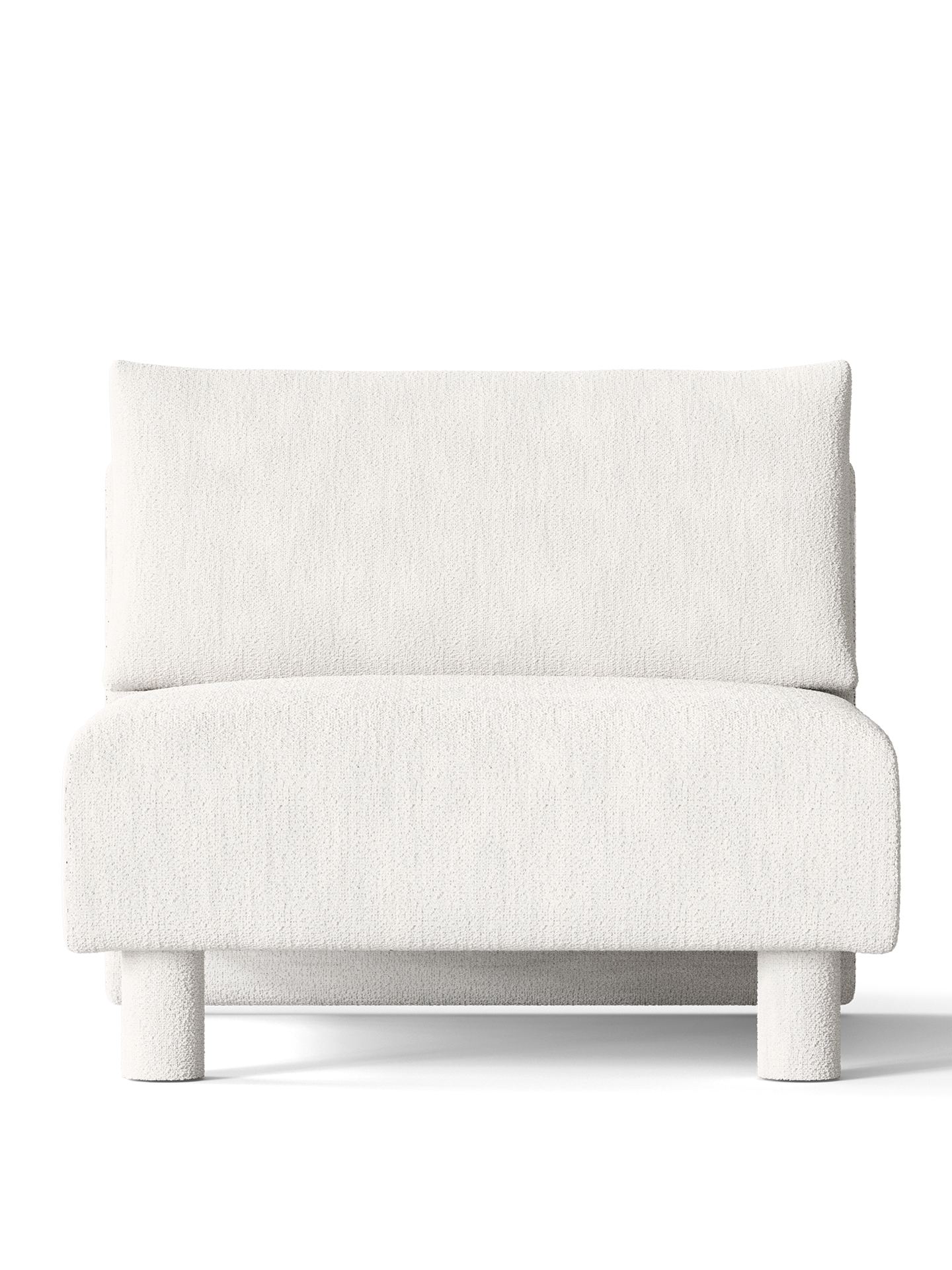 Dase modular sofa - the middle element upholstered