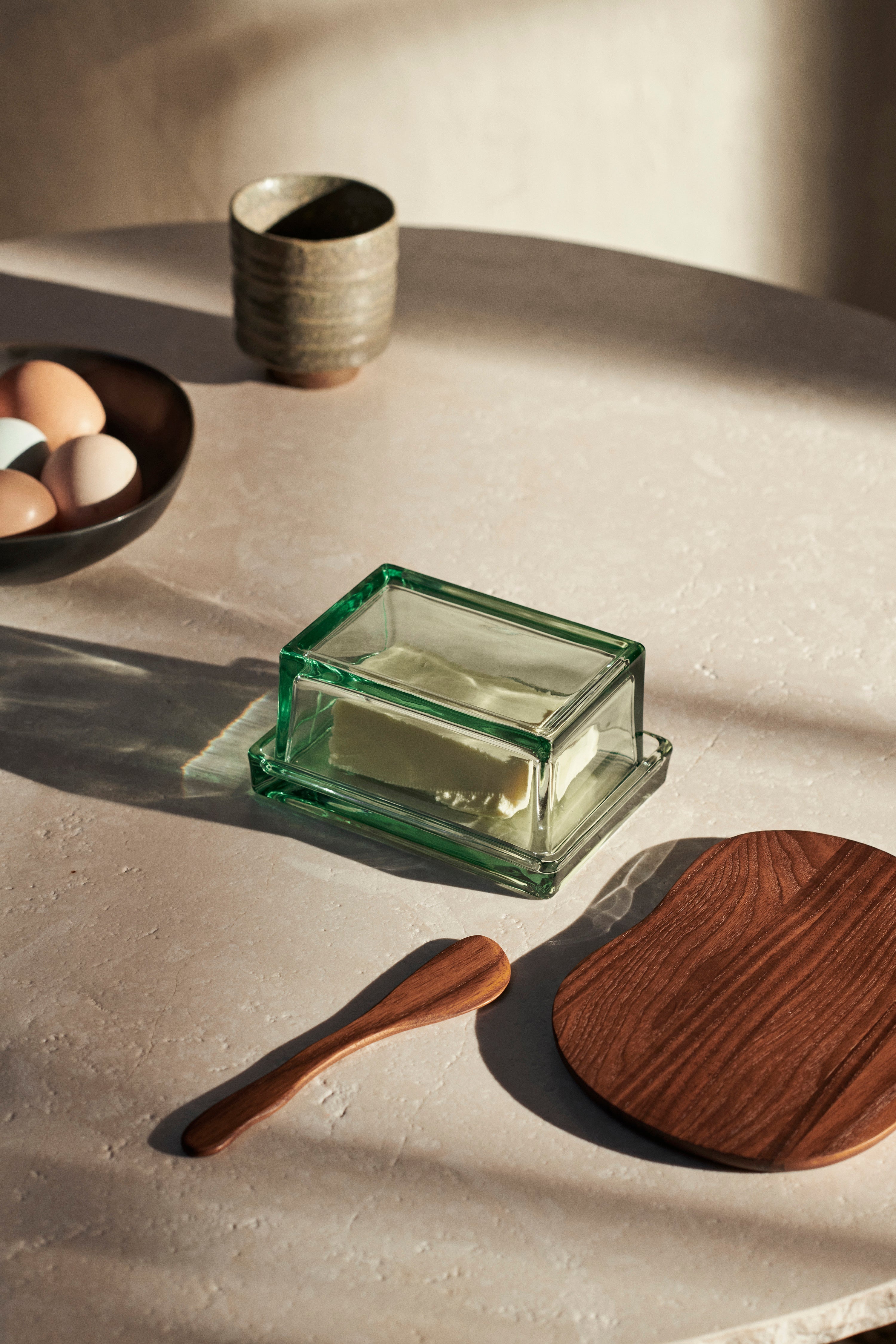 Runde Tisch Mineral beige Basis