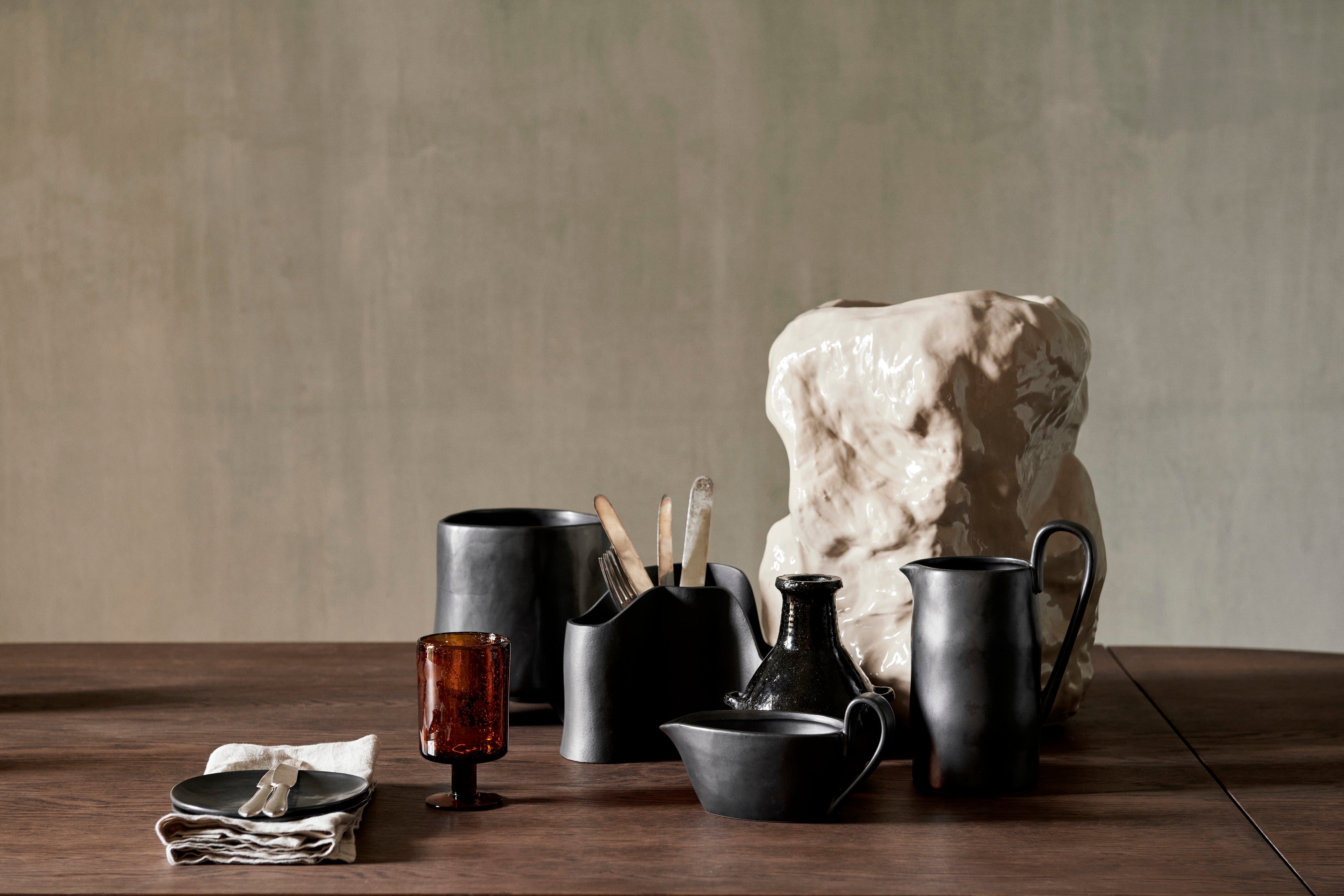 TUCK beige vase