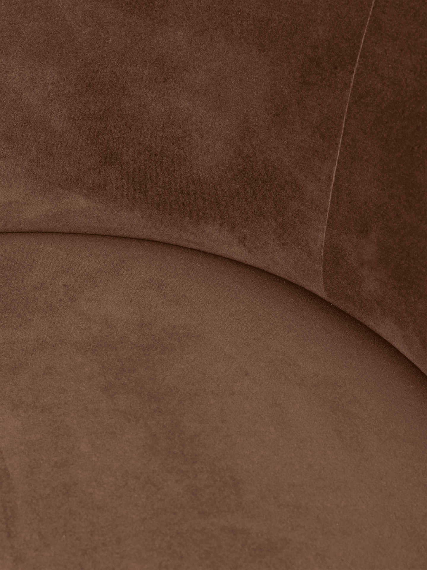 RICO LOUNGE Swivel Armchair Rich Velvet brown