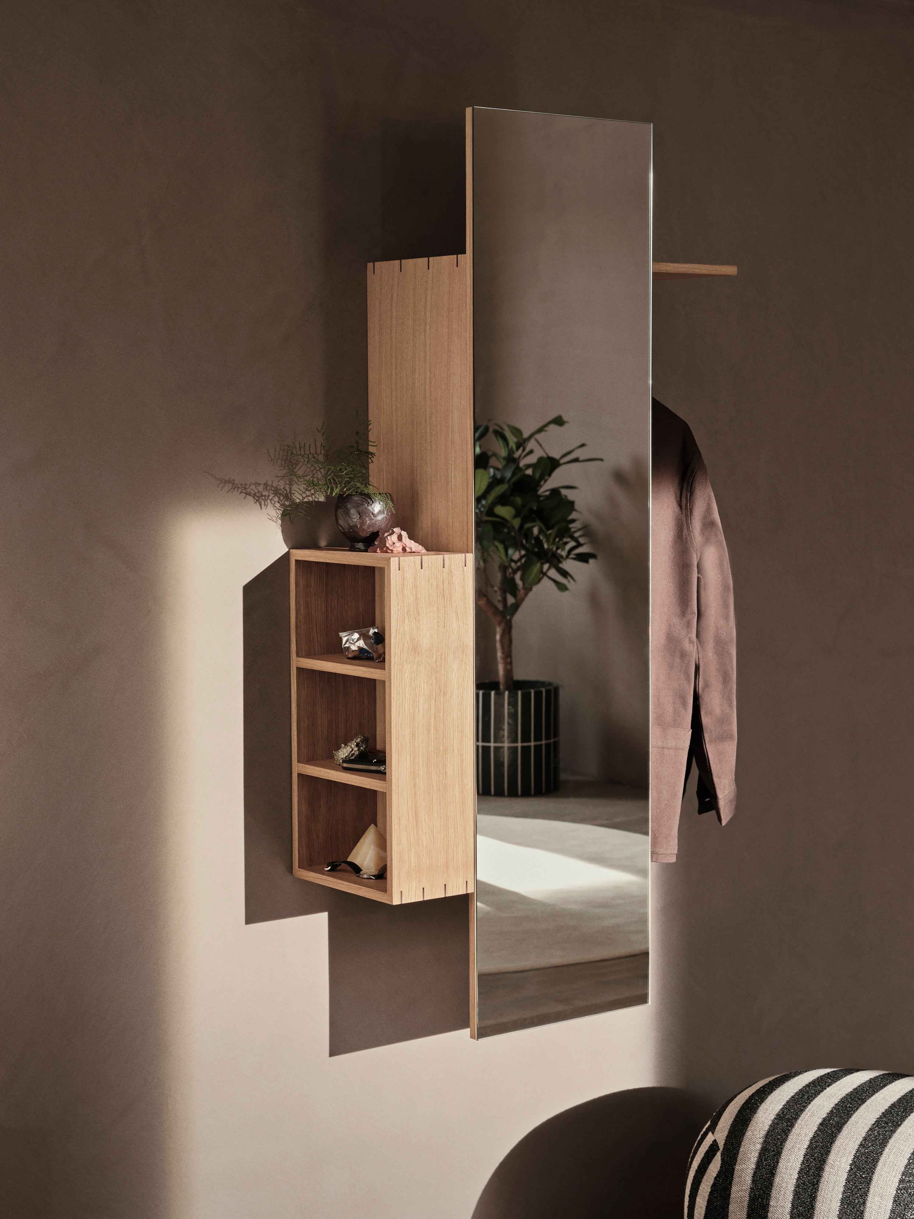 Spiegelschrank BON FLURSCHRANK Eiche geölt 