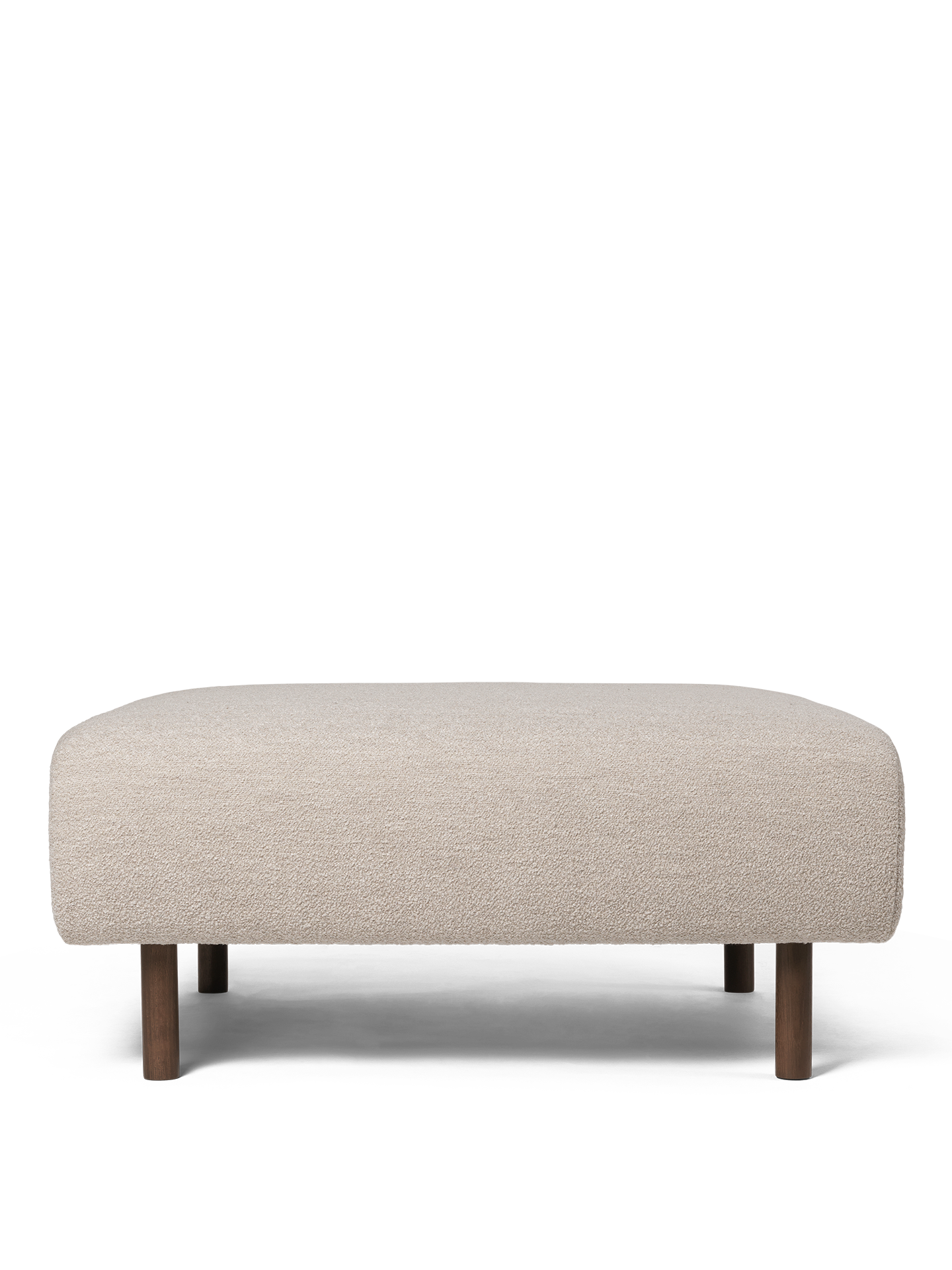 DASE modular sofa - PUF SOFT BOCLé beige