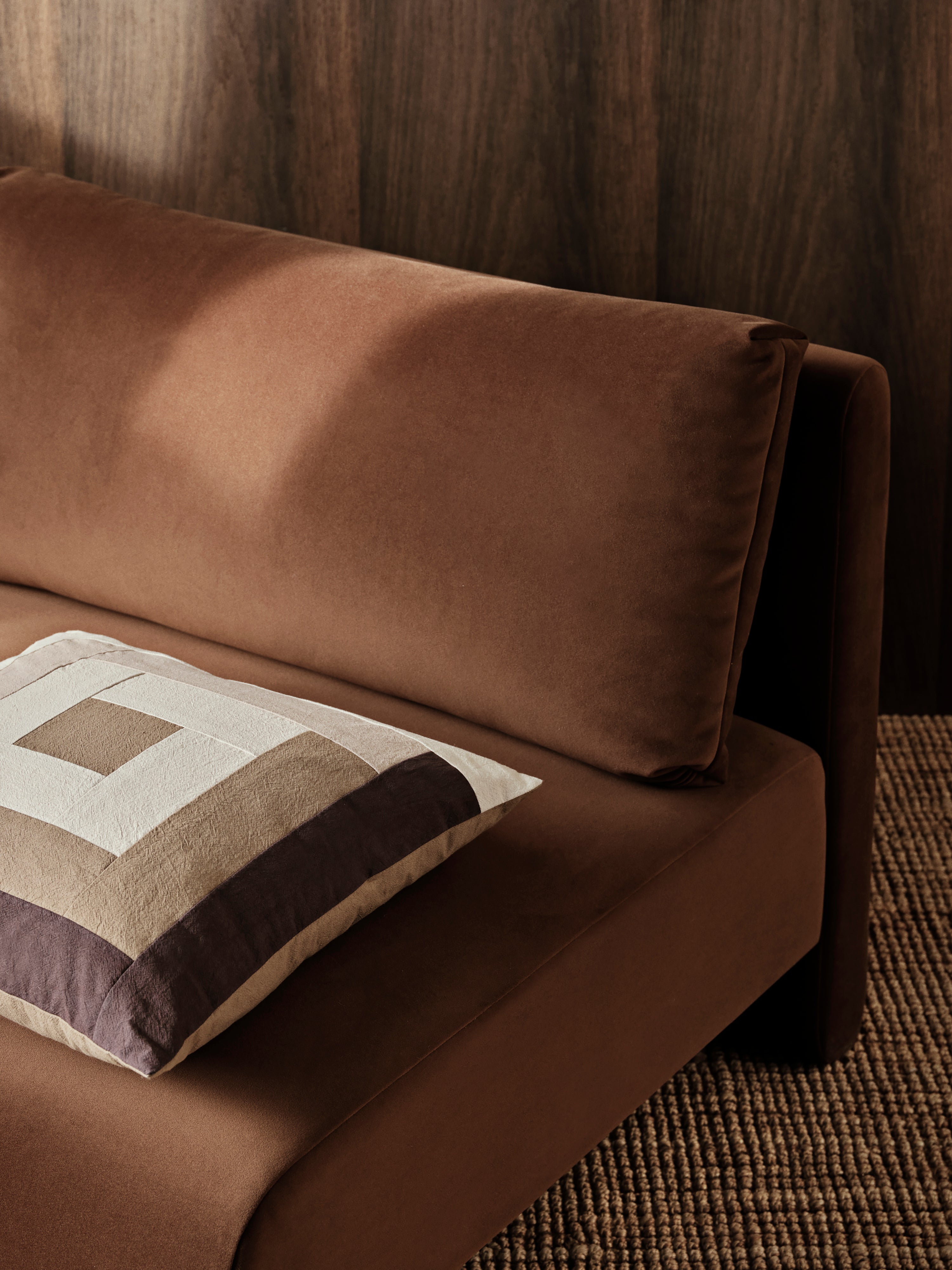 Dase modular sofa - the middle element upholstered