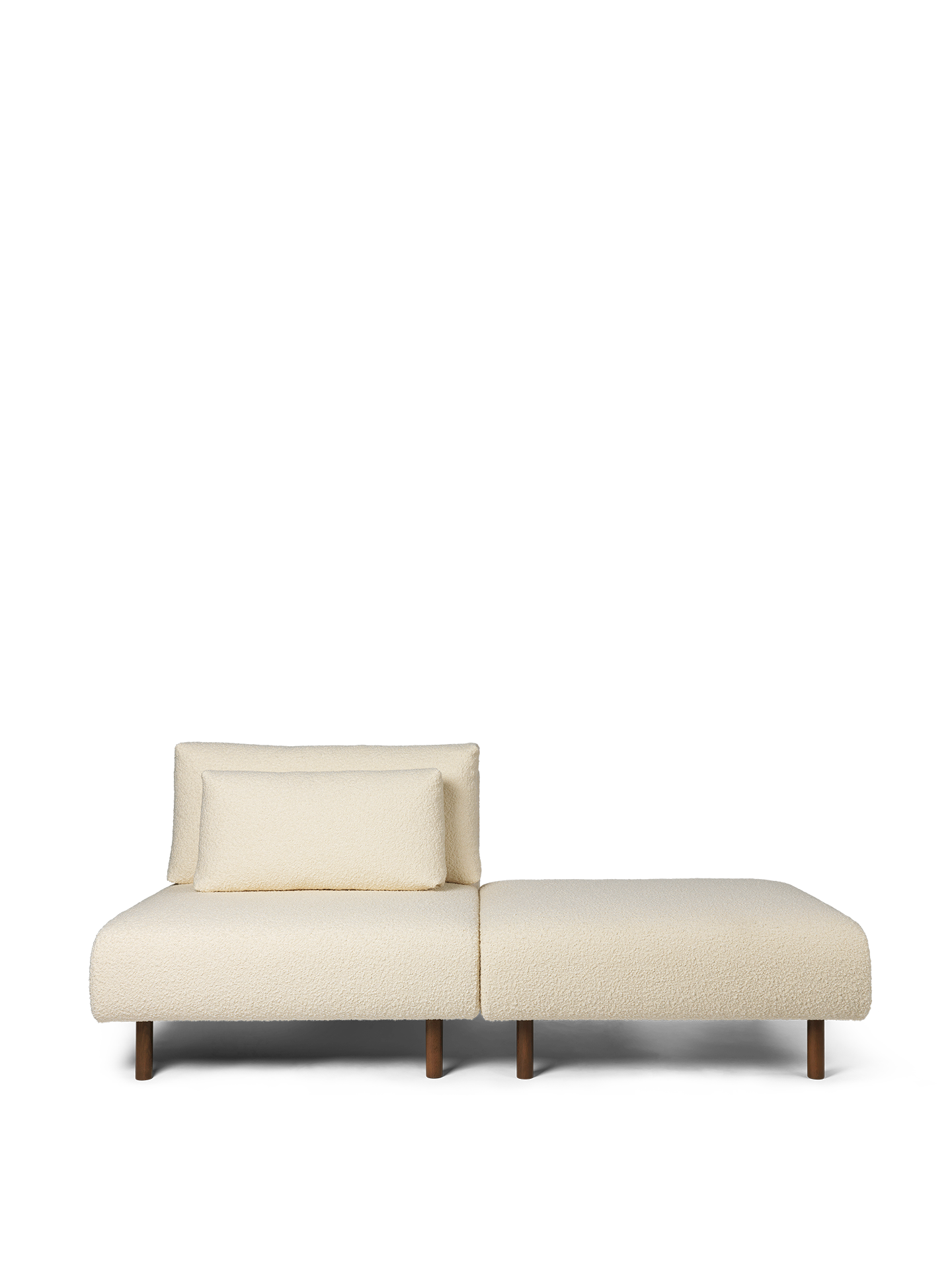 Dase modular sofa - the middle element upholstered