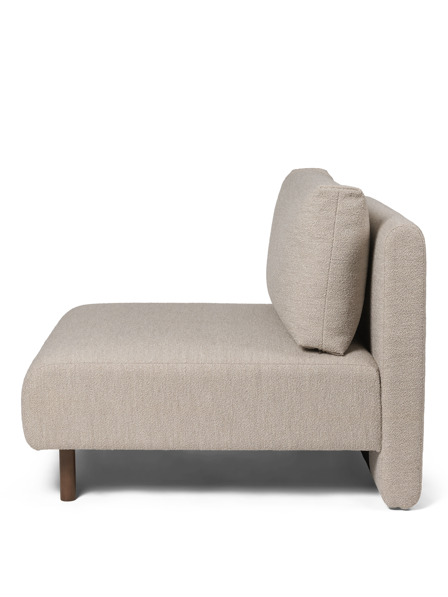 Dase modular sofa - the middle element upholstered