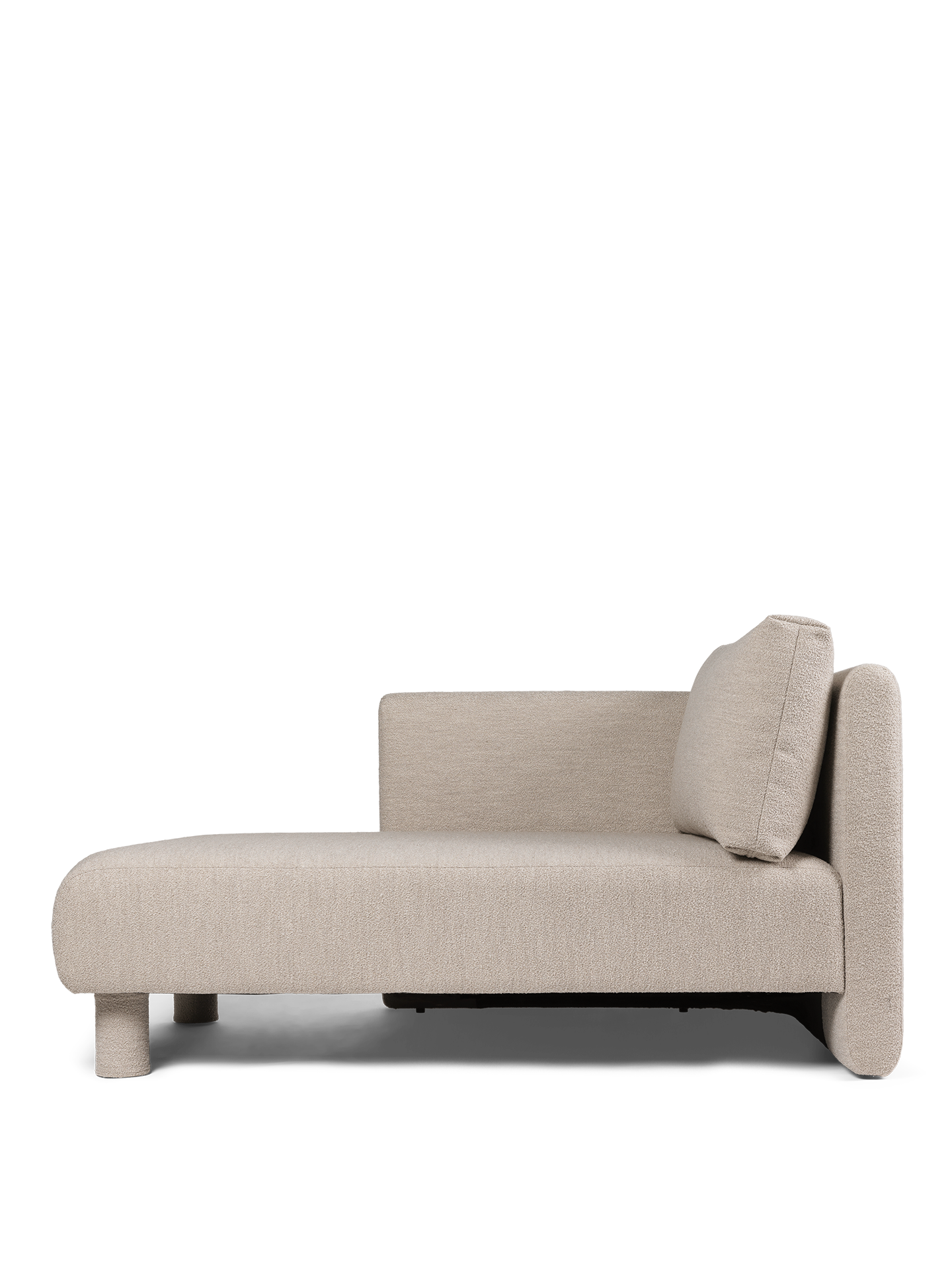 Dase modular sofa - left -handed soft bouclé beige