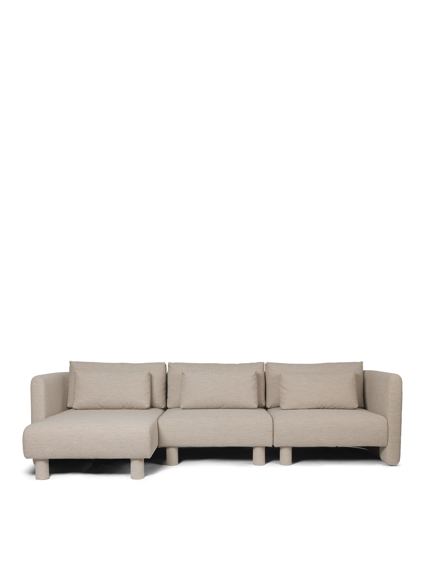Dase modular sofa - the middle element upholstered
