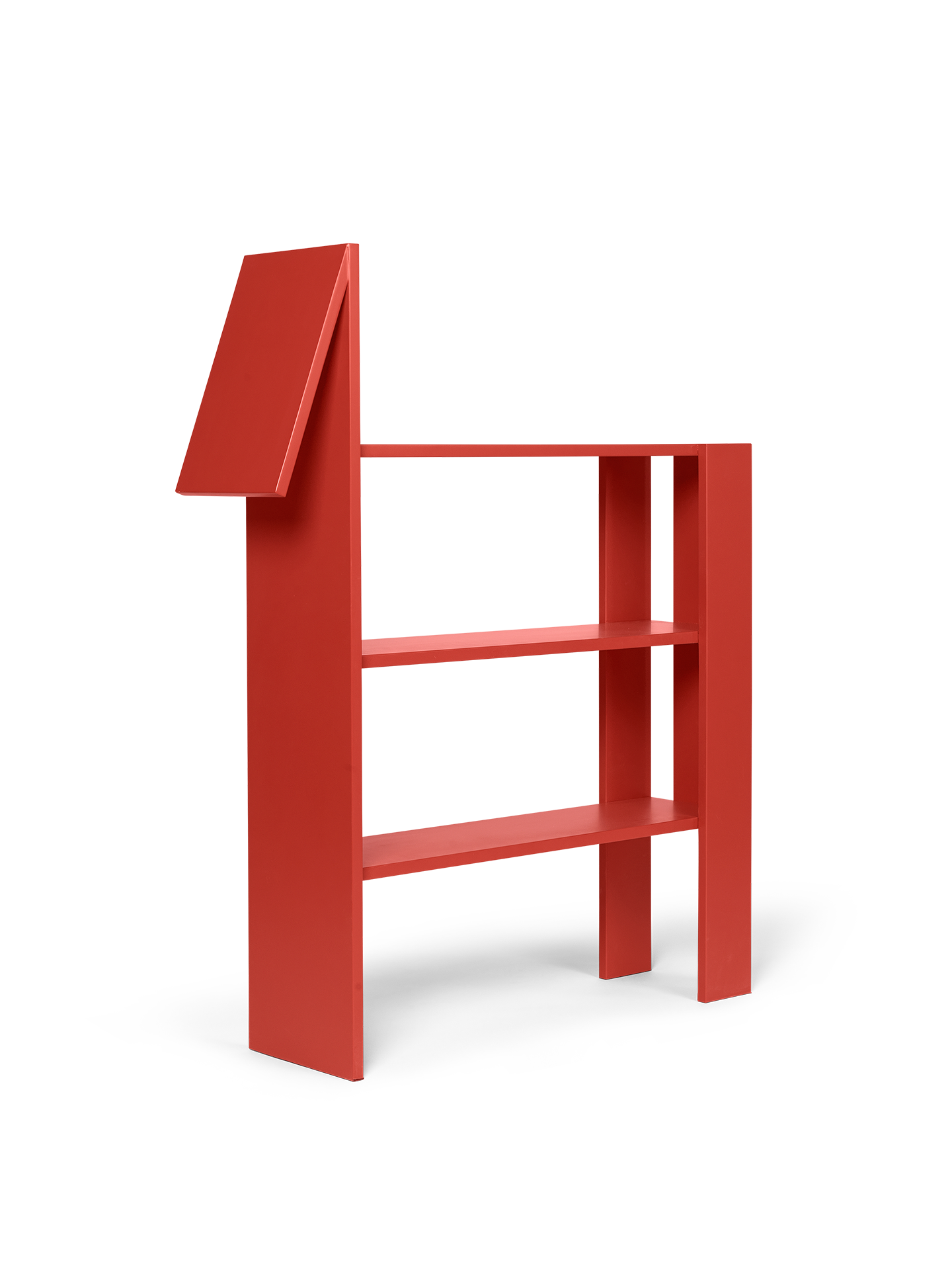 HORSE BOOKCASE red