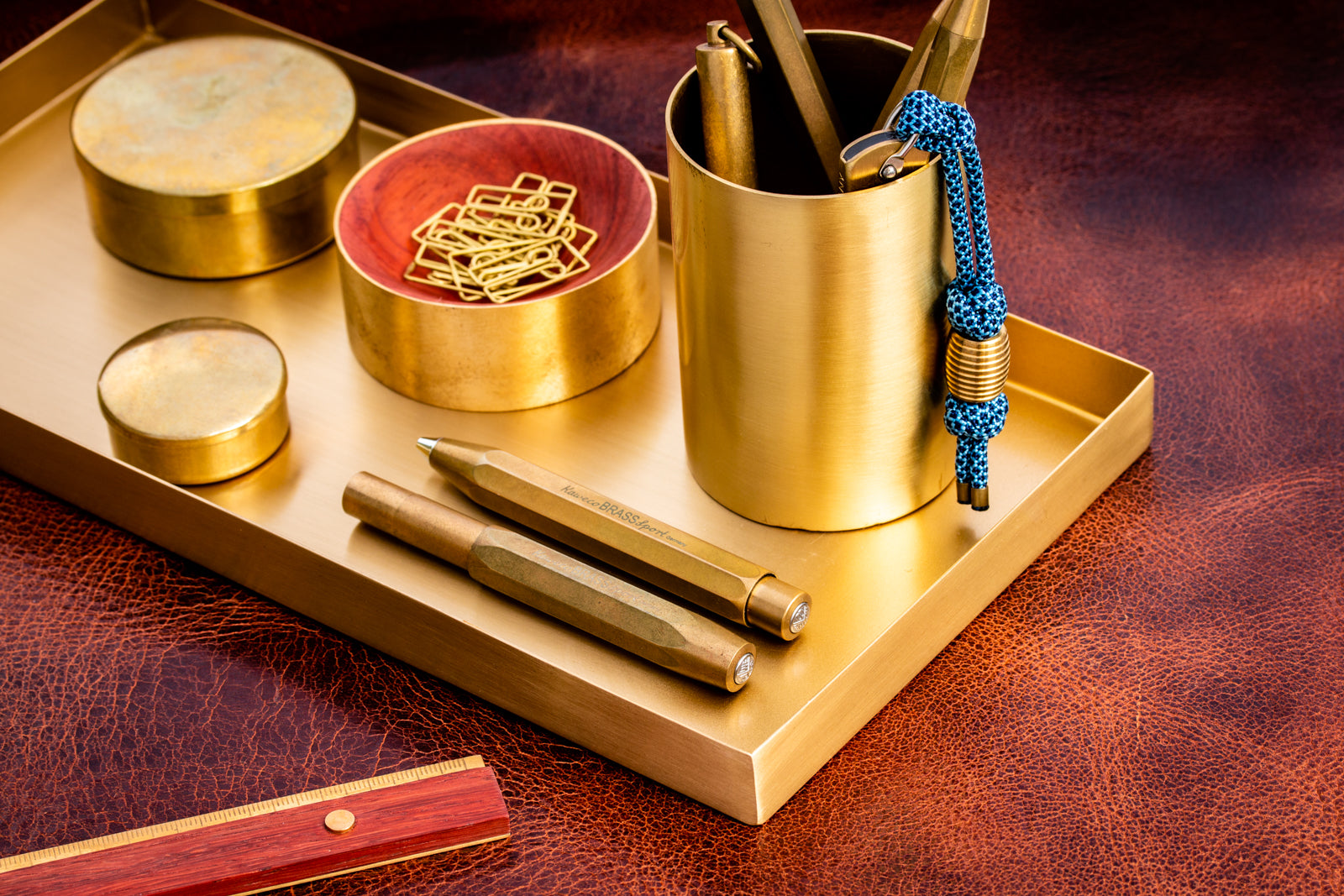 Taca OFFICE TRAY brass